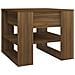 Tavolino Da Salotto Marrone 55,5x55x45 Cm Legno Multistrato - Foto miniatura 1