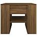 Tavolino Da Salotto Marrone 55,5x55x45 Cm Legno Multistrato - Foto miniatura 2