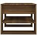 Tavolino Da Salotto Marrone 55,5x55x45 Cm Legno Multistrato - Foto miniatura 3