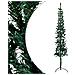 Albero Natale Artificiale Sottile a Metà Supporto Verde 150 cm - Foto miniatura 1