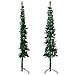 Albero Natale Artificiale Sottile a Metà Supporto Verde 150 cm - Foto miniatura 5