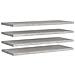 Scaffali A Parete 4 Pz Grigio Cemento 90x23,5x3,8 Cm In Mdf - Foto miniatura 2