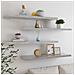 Scaffali A Parete 4 Pz Grigio Cemento 90x23,5x3,8 Cm In Mdf - Foto miniatura 1