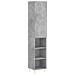 Credenza Grigio Cemento 34,5x34x180 Cm In Legno Multistrato - Foto miniatura 2