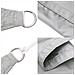 Vela Parasole Grigio Chiaro 3x4x4 M 100% Poliestere Oxford - Foto miniatura 4