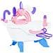Set Vasca Bagno Bambole 7pz 83x53x41,5cm Polipropilene - Foto miniatura 2
