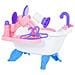 Set Vasca Bagno Bambole 7pz 83x53x41,5cm Polipropilene - Foto miniatura 3