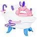 Set Vasca Bagno Bambole 7pz 83x53x41,5cm Polipropilene - Foto miniatura 4