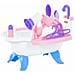Set Vasca Bagno Bambole 7pz 83x53x41,5cm Polipropilene - Foto miniatura 5
