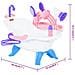 Set Vasca Bagno Bambole 7pz 83x53x41,5cm Polipropilene - Foto miniatura 6