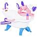 Set Vasca Bagno Bambole 7pz 83x53x41,5cm Polipropilene - Foto miniatura 1