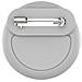 Custodia In Silicone Per Airtag Con Portachiavi Grey - Foto miniatura 3