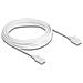Cavo di rete RJ45 Cat. 6A maschio-maschio con chiusura robusta per uso industriale U /UTP Slim da 5 m bianco - Foto miniatura 1