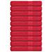 Asciugamani 10 Pz Rossi 100x200 Cm 360 G/m 100% Cotone - Foto miniatura 1