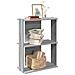 Libreria A 3 Ripiani Grigio Sonoma 60x30x80cm Legno Multistrato - Foto miniatura 1