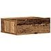Comodino Pensile Legno Antico 40x30x15 Cm In Legno Multistrato - Foto miniatura 2