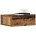 Comodino Pensile Legno Antico 40x30x15 Cm In Legno Multistrato - Foto miniatura 1