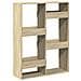 Libreria Rovere Sonoma 100x33x135 Cm In Legno Multistrato - Foto miniatura 2