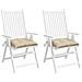 Cuscini Per Pallet 2 Pz Beige 50x50x7 Cm Tessuto Oxford - Foto miniatura 3