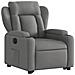 Lusso Casadino -  Poltrona Alzapersona Reclinabile Elettrica Grigio Scuro Tessuto - Foto miniatura 3