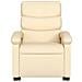 Poltrona Alzapersona Reclinabile Crema in Tessuto - Foto miniatura 8