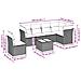 Set Divani da Giardino 7pz con Cuscini Grigio Chiaro Polyrattan - Foto miniatura 7