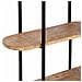 Mensola da Parete 90x20x116,5 cm Legno Massello di Mango Grezzo - Foto miniatura 7