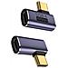Adattatore Da Usb-c Femmina A Usb-c Maschio Angolato A 90 Gradi, Confezione Da 2, Supporta Trasferimento Dati 40gbps - Foto miniatura 2