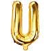 Palloncino Foil Lettera U Compleanno Anniversario Oro 40 Cm - Foto miniatura 1