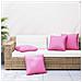 Cuscini da lanciare 4 pcs Rosa 40 x 40 cm Tessuto - Foto miniatura 2