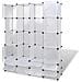Armadietto Modulare 18 Scomparti Bianco 37 X 146 X 180,5 Cm - Foto miniatura 2