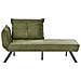 Chaise Longue Versione Sinistra Rocamadour Tessuto Verde - Foto miniatura 2