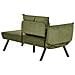 Chaise Longue Versione Sinistra Rocamadour Tessuto Verde - Foto miniatura 6