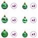 Set di Palle di Natale con 150 LED 61 pcs Multicolore Plastica - Foto miniatura 8