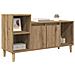 Mobile TV Rovere artigianale 100 x 35 x 55 cm Legno multistrato - Foto miniatura 3