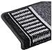 Tappetini per scale autoadesivi 15 pcs Antracite 65 x 21 x 4 cm - Foto miniatura 8