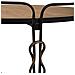 Tavolino In Legno E Metallo Nero 78x78x53h Cm - Foto miniatura 6