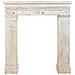 Cornice Camino In Legno Bianco 100x30x110h - Foto miniatura 2