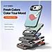Cover per iPhone 17 Pro - PC+Pelle /PU, Blu, Con Anillo - Foto miniatura 2
