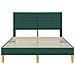 Struttura del letto Verde Scuro 120 x 190 cm Tessuto - Foto miniatura 4