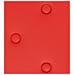 Testiera da Parete 12 pcs Rosso 60 x 30 cm Pelle Sintetica - Foto miniatura 5