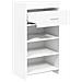 Mobile per scarpe Bianco 48 x 36 x 92 cm Legno ingegnerizzato - Foto miniatura 3