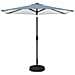 Parasol da Giardino con Luci LED 270 x 270 cm Poliestere - Foto miniatura 1