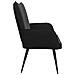 Sofa a Due Posti Nero 115 x 61 x 87 cm Velluto - Foto miniatura 5