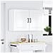 Pensili da cucina 2 pz Kalmar in Legno Multistrato Bianco Lucido - Foto miniatura 2