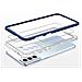 Trasparente Samsung Galaxy S21 + 5g (s21 Plus 5g) Custodia 3 In 1 Con Cornice, Cover In Gel, Blu - Foto miniatura 2