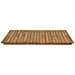 Piano del tavolo 80 x 80 x 3,5 cm Quadrato Legno di teak solido - Foto miniatura 4