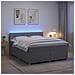 Letto box spring con materasso Grigio Chiaro 140 x 190 cm - Foto miniatura 4