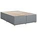 Letto box spring con materasso Grigio Chiaro 140 x 190 cm - Foto miniatura 6