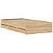 Telaio del letto con storage Rovere Sonoma Legno ingegnerizzato - Foto miniatura 7